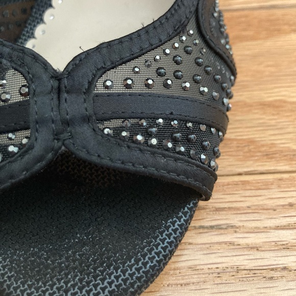 Prom Heels Charter Club Alexiaa Beautiful Womens Evening Size 8 Black lace - Picture 8 of 10